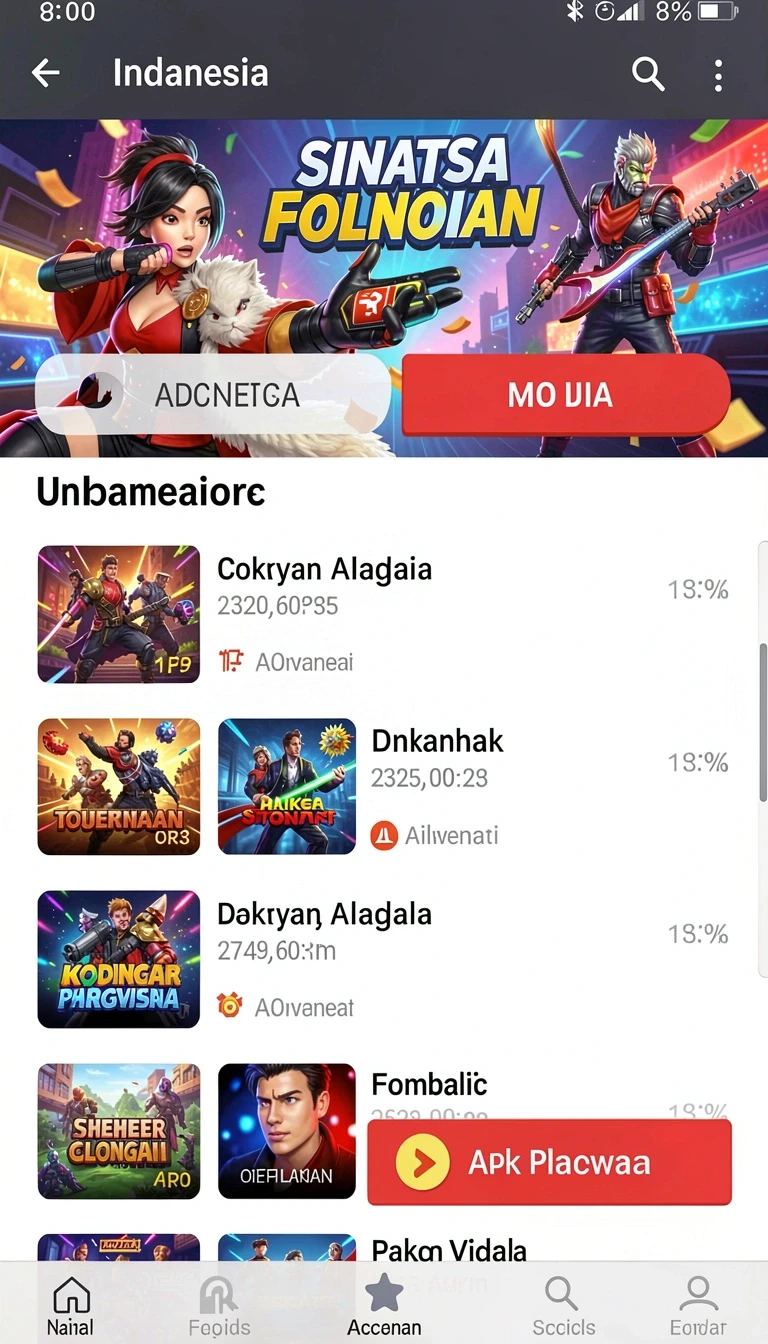 Beragam pilihan permainan menarik dalam aplikasi Aplikasi qq222 Resmi dan Terpercaya di Android.